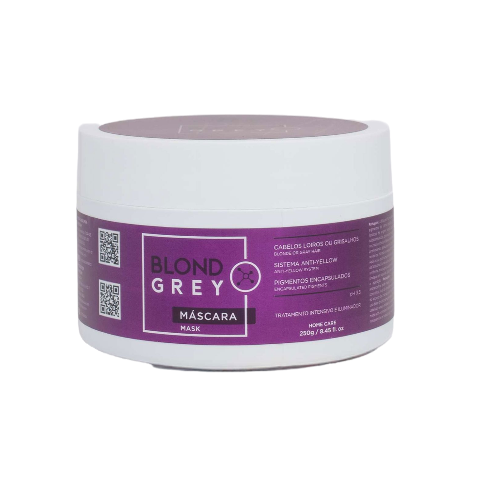 Blond Grey Hair Mask