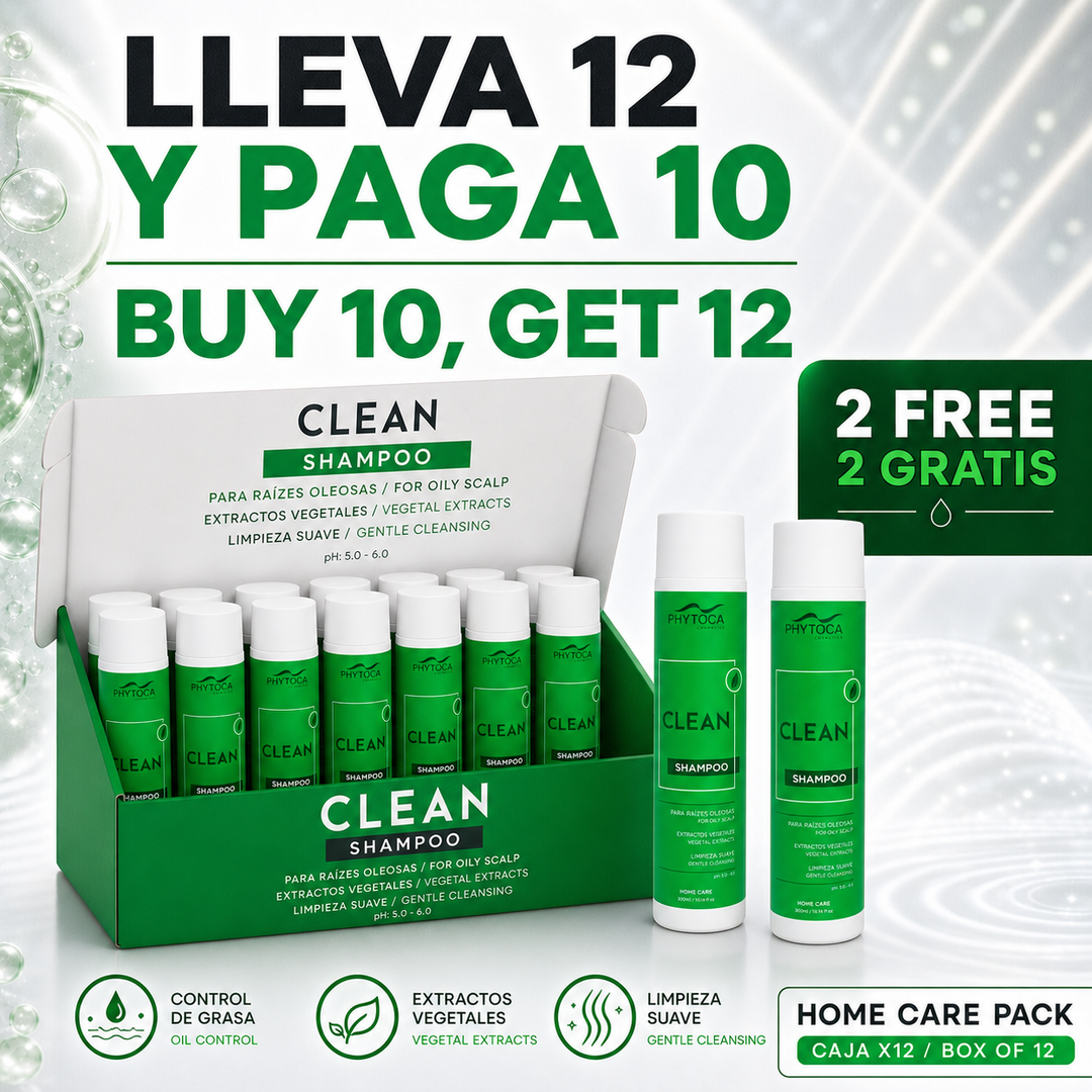 Champú Clean DESCUENTO POR 10 LLÉVATE 12