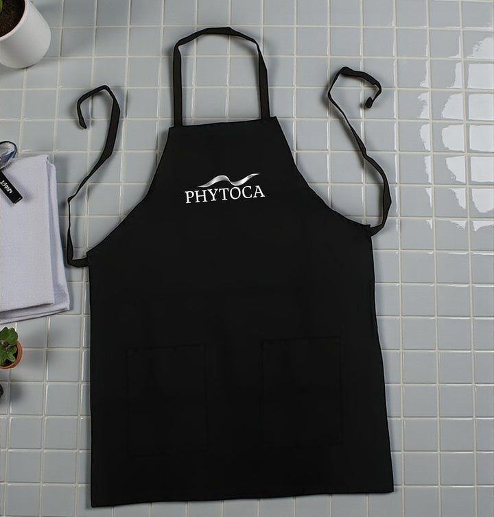 Hairdressing apron with pockets