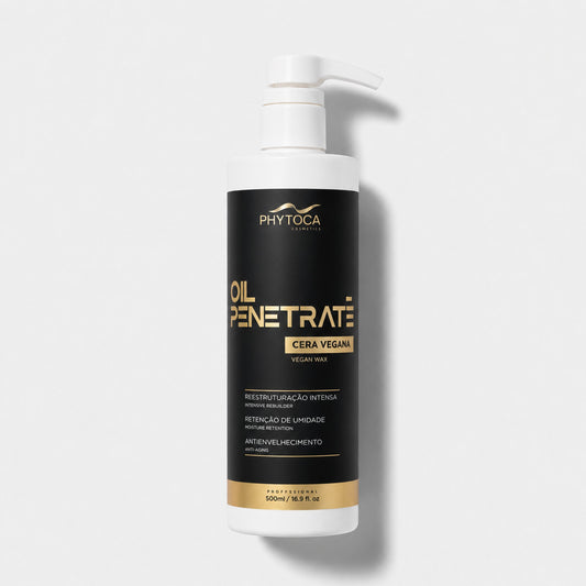 Tratamiento capilar Phytoca USA Oil Penetrate con cera vegana de candelilla en envase de 500ml con dosificador