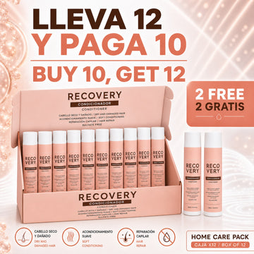 Pack de 12 acondicionadores Phytoca USA Recovery para cabello dañado y seco con aceites esenciales reparadores