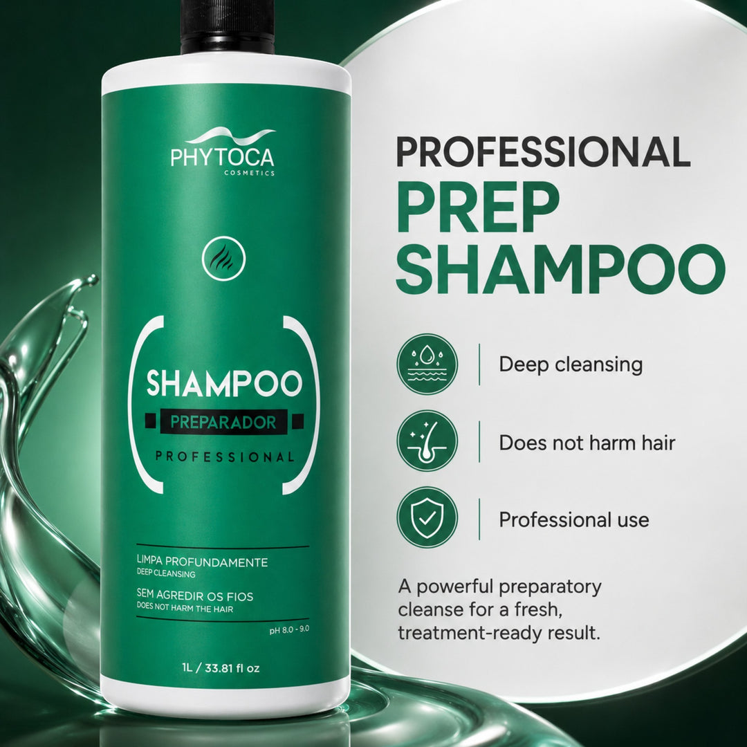 Champú de limpieza profunda Phytoca USA de 32 oz para preparar el cabello antes de tratamientos profesionales.