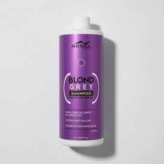 Champú Phytoca USA Blond Grey de 1 litro para neutralizar tonos amarillos en cabellos rubios o grises