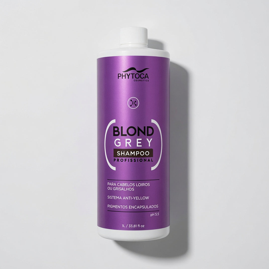 Champú Phytoca USA Blond Grey de 1 litro para neutralizar tonos amarillos en cabellos rubios o grises