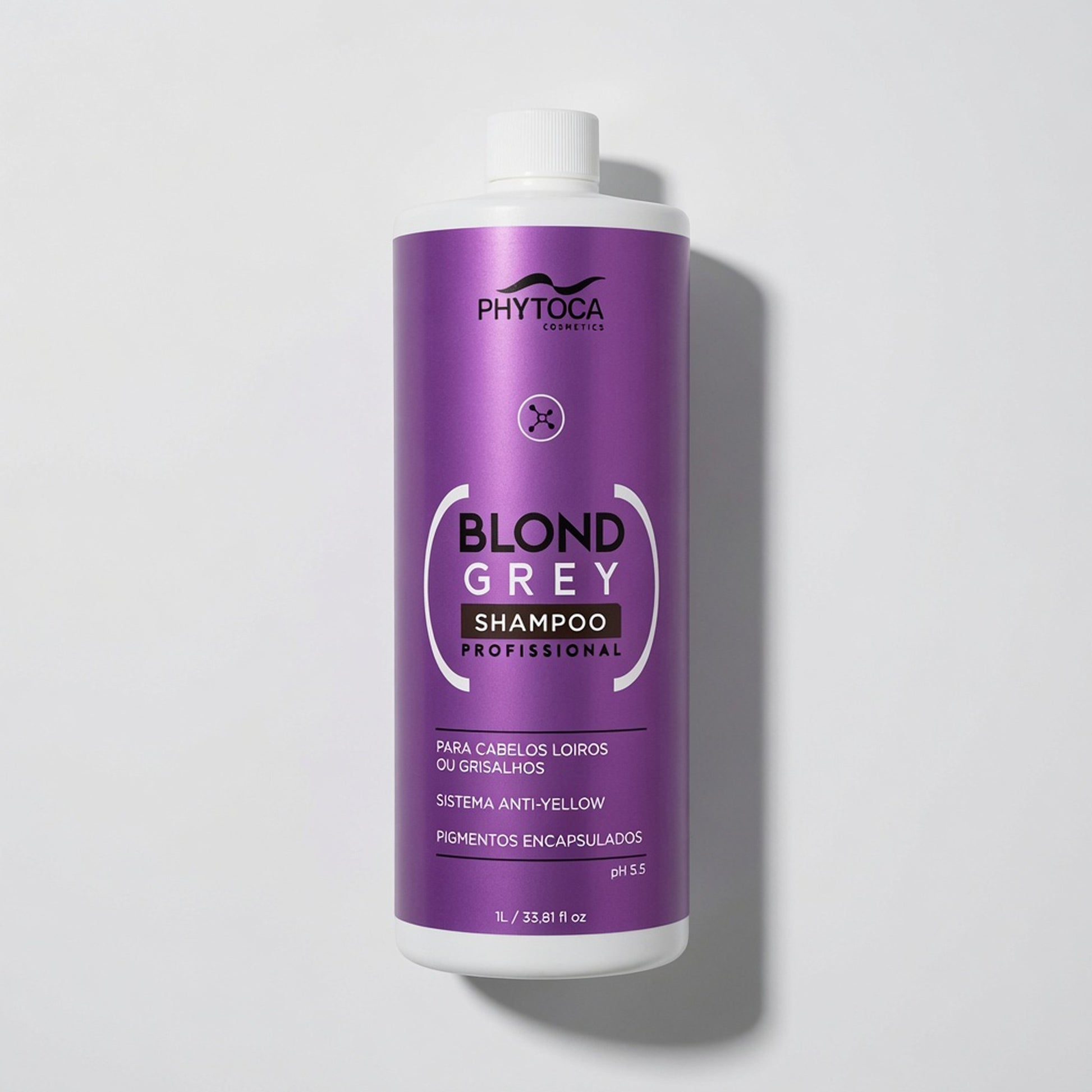 Champú Phytoca USA Blond Grey de 1 litro para neutralizar tonos amarillos en cabellos rubios o grises