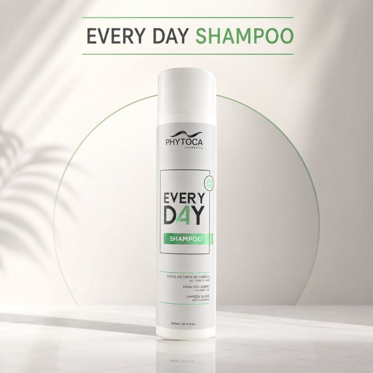 Champú Every Day de Phytoca USA para uso diario, formulado con colágeno y queratina para todo tipo de cabello.