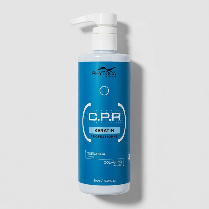 Tratamiento capilar profesional Phytoca USA C.P.R Keratin de 500ml para reparar y fortalecer el cabello dañado