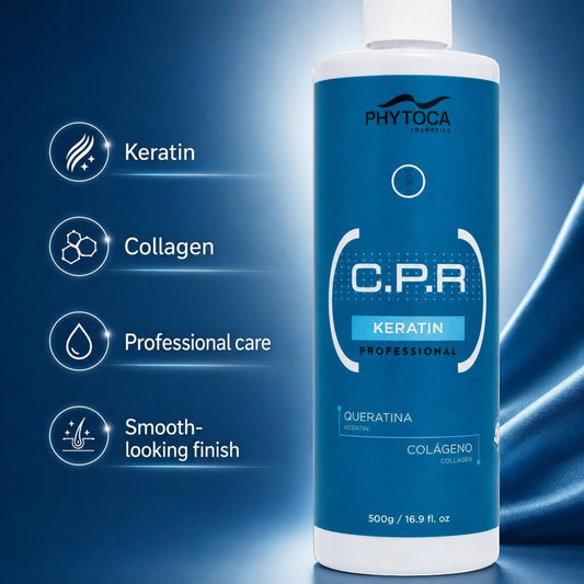 Tratamiento capilar Phytoca USA C.P.R Keratin con colágeno para reparar y fortalecer el cabello dañado profesionalmente