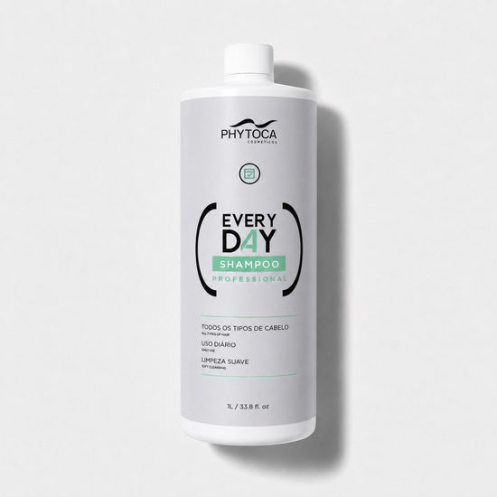 Botella de 32 oz de Phytoca USA Every Day Shampoo para uso diario, formulado con colágeno y queratina para todo tipo de cabello.