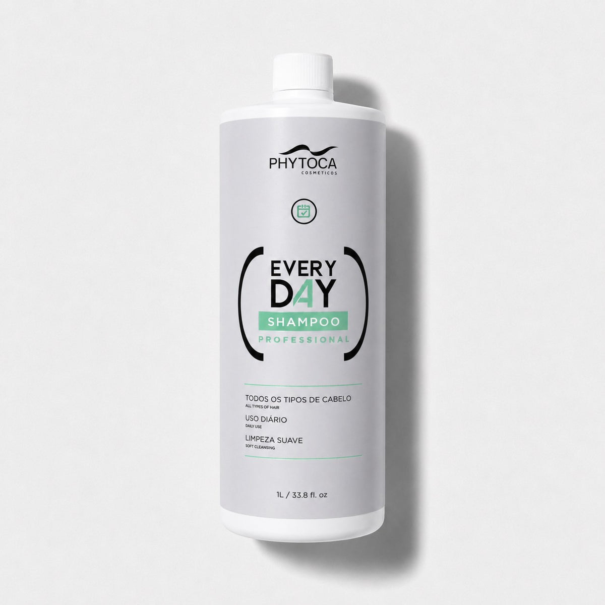 Botella de 32 oz de Phytoca USA Every Day Shampoo para uso diario, formulado con colágeno y queratina para todo tipo de cabello.