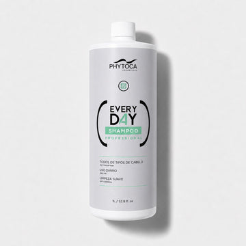 Botella de 32 oz de Phytoca USA Every Day Shampoo para uso diario, formulado con colágeno y queratina para todo tipo de cabello.