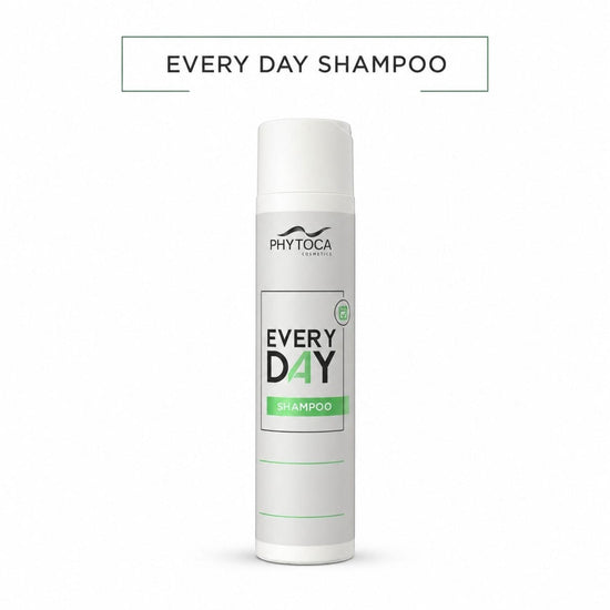 Champú Every Day Shampoo de Phytoca USA para uso diario, enriquecido con colágeno y queratina para todo tipo de cabello.
