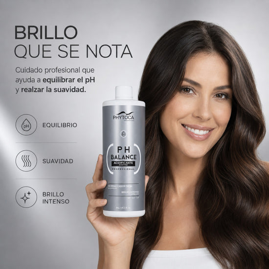 Kit de tratamiento capilar profesional Phytoca USA con champú, emulsión hidratante y equilibrador de pH en baño