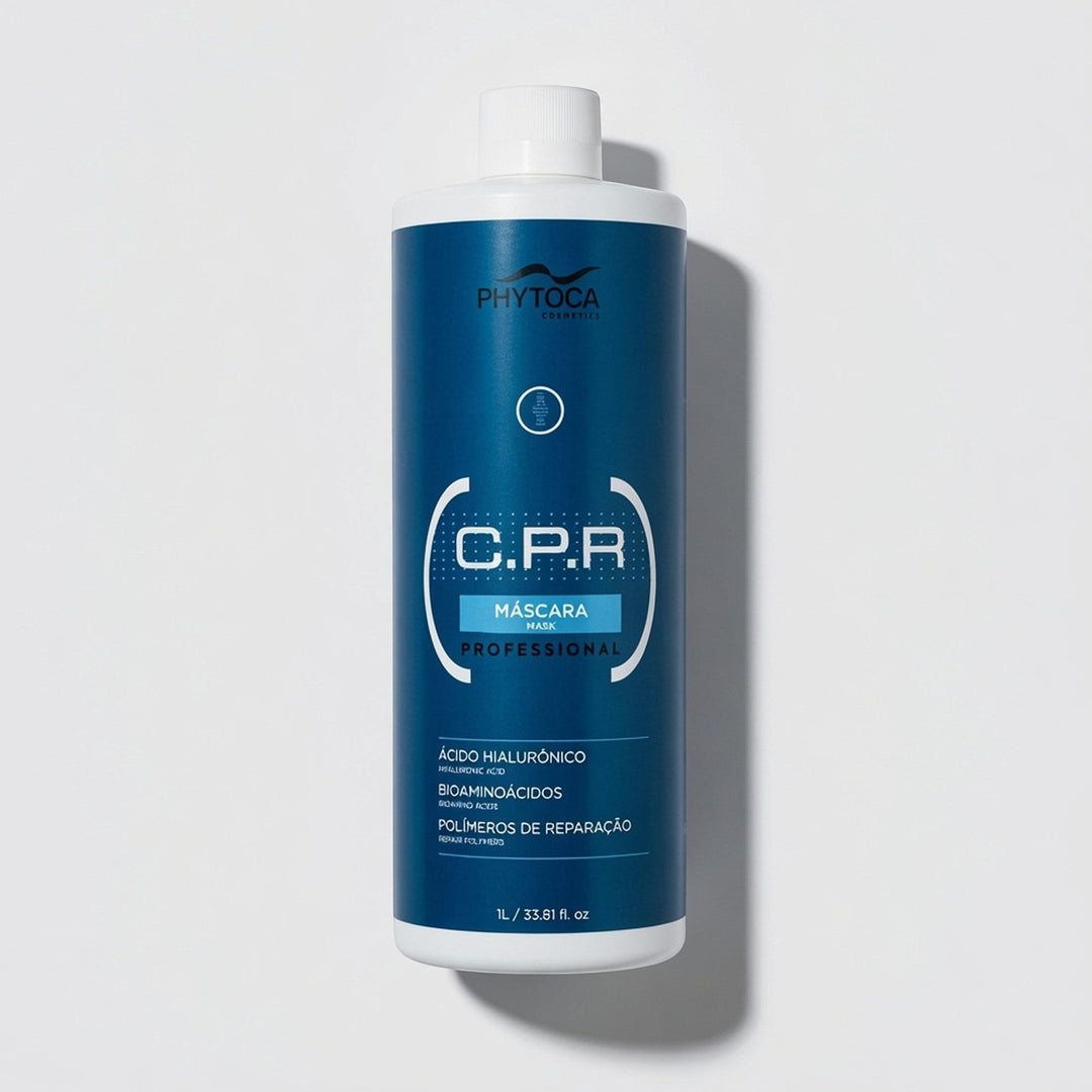 Mascarilla capilar profesional Phytoca USA C.P.R de 1 litro para reparar y reconstruir el cabello dañado.