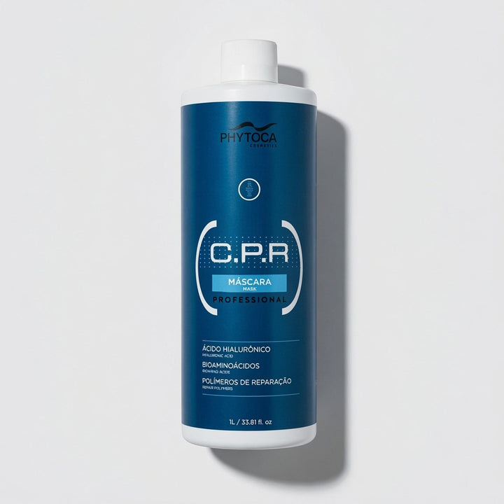 Mascarilla capilar profesional Phytoca USA C.P.R de 1 litro para reparar y reconstruir el cabello dañado.
