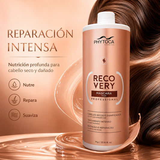 Mascarilla capilar Phytoca USA Recovery de 1kg para reparación intensa, nutrición y suavidad en cabello dañado.