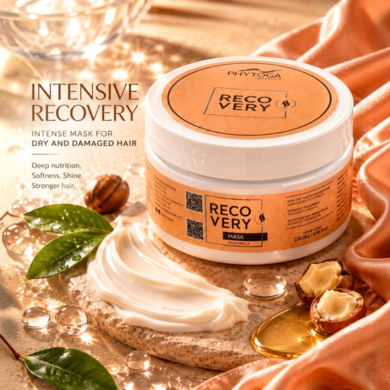 Mascarilla capilar Phytoca USA Recovery para cabello seco y dañado con manteca de karité y biolípidos