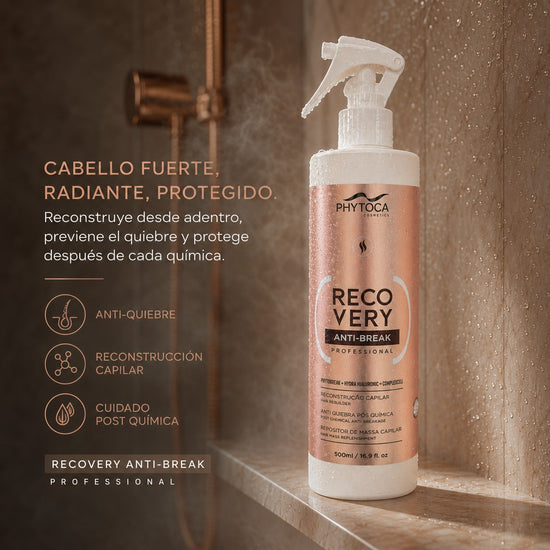 Tratamiento capilar Phytoca USA Recovery Anti-Break en botella con atomizador para reparar cabello dañado y quebradizo