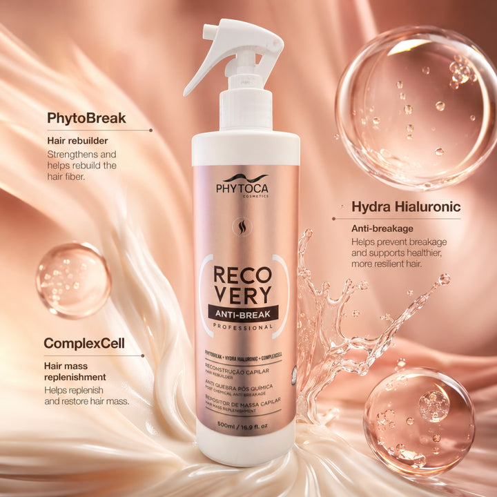 Tratamiento capilar Phytoca USA Recovery Anti-Break en envase con atomizador, ideal para reparar cabello dañado.