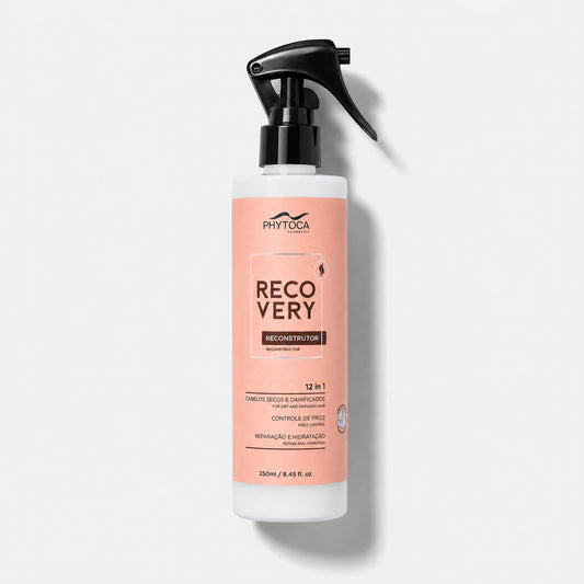 Spray reparador capilar Phytoca USA Recovery Reconstructor 12 en 1 para cabello seco y dañado en envase de 250ml