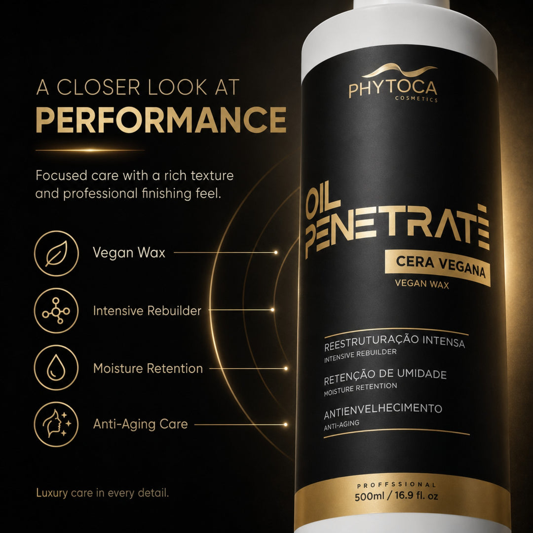 Tratamiento capilar Phytoca USA Oil Penetrate con cera vegana, aceite de marula y kului para hidratación intensiva.