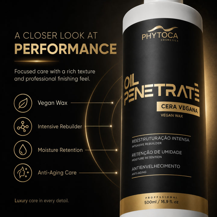 Tratamiento capilar Phytoca USA Oil Penetrate con cera vegana, aceite de marula y kului para hidratación intensiva.