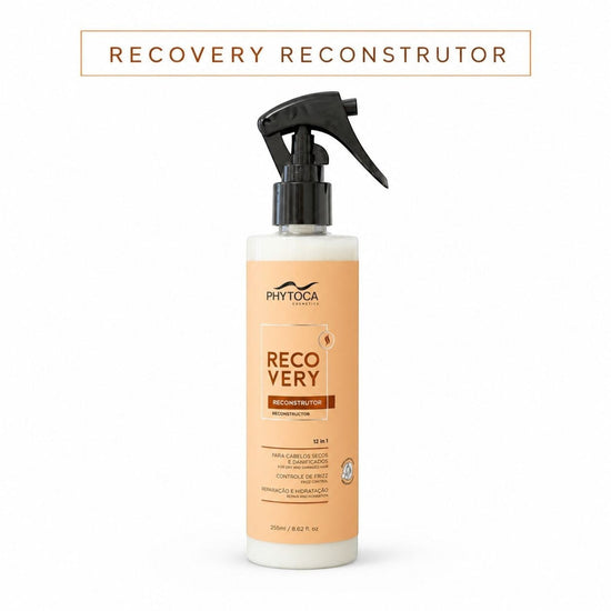 Tratamiento capilar Phytoca USA Recovery Reconstructor 12-en-1 en botella con atomizador para cabello dañado y seco